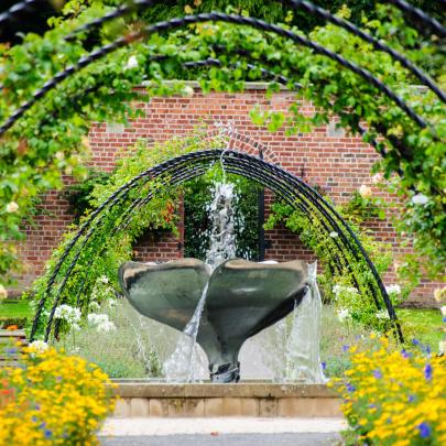 Walled Garden fountain.