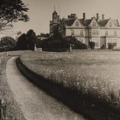 Old photograph of Bangor Castle