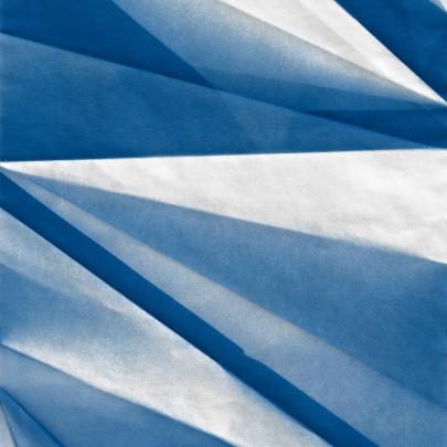 Blue Abstract Geometric Artwork