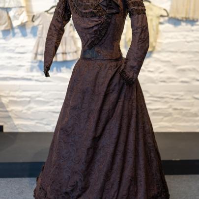 Brown Victorian Dress