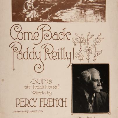 Percy French - Come Back Paddy Reilly Songsheet