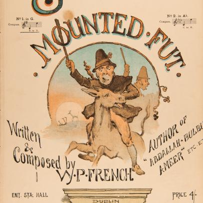 Percy French - Slattery's Mounted Flute - Song sheet