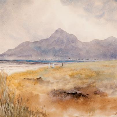 Percy French painting - The Mournes