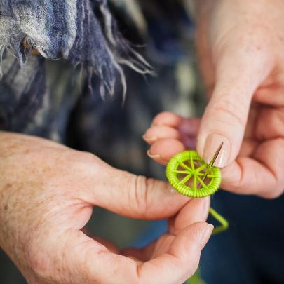 Wee Yarn Designs Dorset Button Making