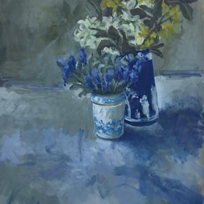 Painting of flowers by Pandora Butterfield