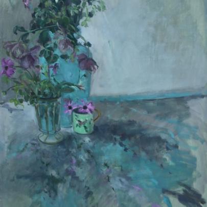 Painting of flowers by Pandora Butterfield