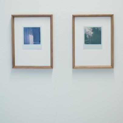 framed polaroid photos