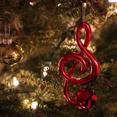 Music Note in Christmas Tree
