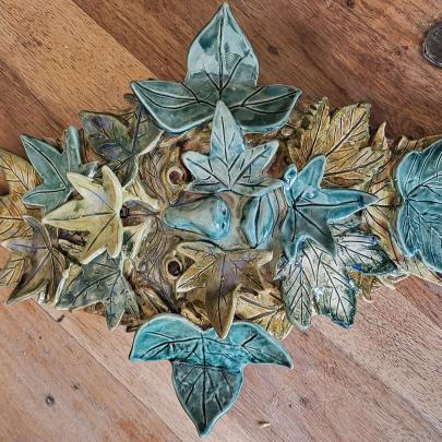Forest sculpture with Ellen Cunningham