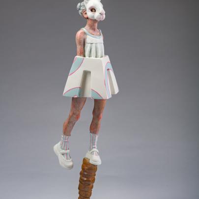Figurative ceramic sculpture by Helen Merrigan Colfer