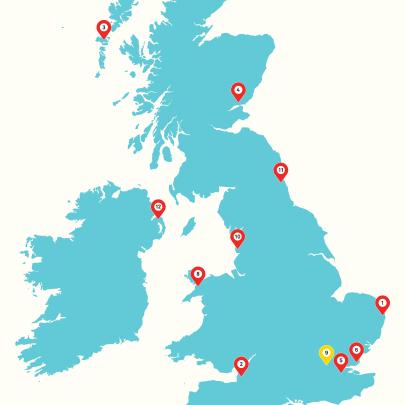 A Poet in Every Port Map