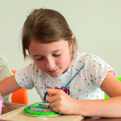 Ards Arts Summer Scheme - Child painting