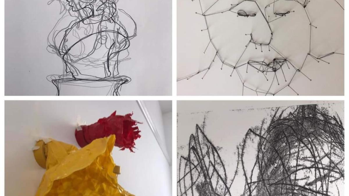 Experimental Drawing and Sculpture