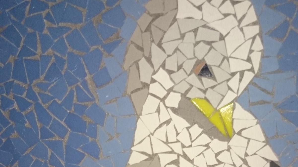 Mosaic seagull