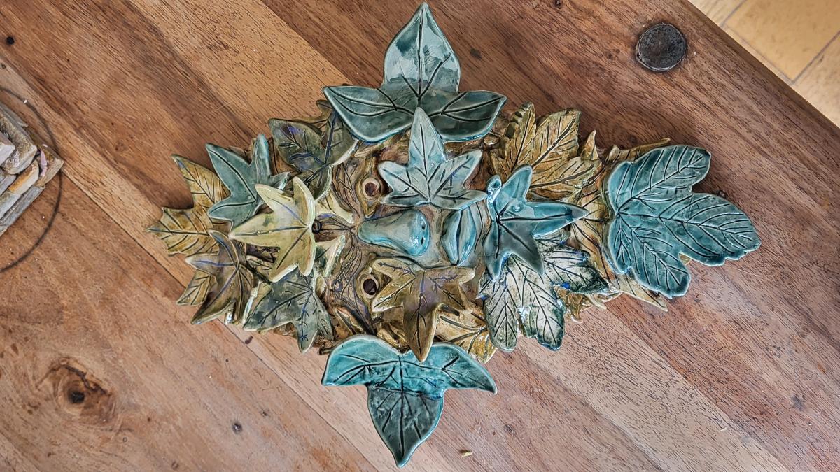 Forest sculpture with Ellen Cunningham