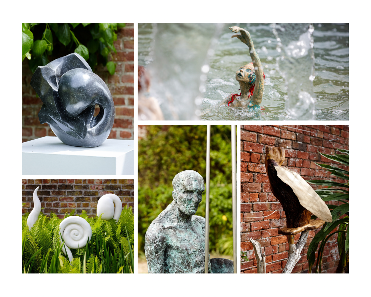 Selection of sculptures from previous ForM Sculpture Exhibitions