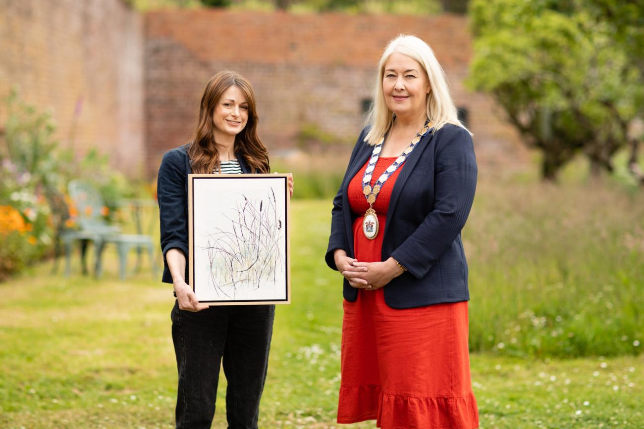 Creative Peninsula 22 launch - The Mayor and Ruth Osborne