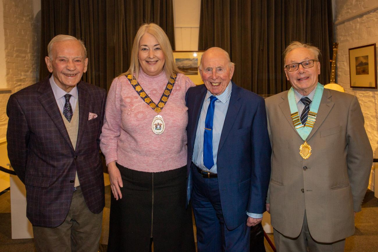 The Mayor and members of Percy French Society